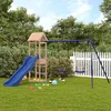 Image de Vidaxl Salon De Jardin 3 Pcs Blanc Bois Massif De Pin