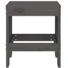 Image de vidaXL Tabourets de jardin lot de 2 gris 40x36x45 cm bois massif pin825340