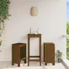 Image de Vidaxl Tabourets 2 Pcs Marron Miel 40x36x75 Cm Bois Massif De Pin