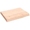 Image de vidaXL ÃtagÃ¨re murale 40x30x(2-4) cm bois de chÃªne massif non traitÃ©