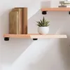 Image de vidaXL Étagère murale 40x50x(2-4)cm bois de chêne massif non traité