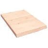 Image de vidaXL ÃtagÃ¨re murale 40x60x(2-4) cm bois de chÃªne massif non traitÃ©