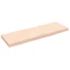 Image de vidaXL Étagère murale 60x20x2 cm bois de chêne massif non traité