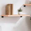 Image de vidaXL Étagère murale 60x30x(2-4) cm bois de chêne massif non traité