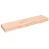 Image de vidaXL Étagère murale 80x20x6 cm bois de chêne massif non traité