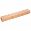 Image de vidaXL ÃtagÃ¨re murale marron clair 60x10x6 cm bois chÃªne massif traitÃ©