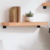 Image de vidaXL Étagère murale marron clair 60x20x6 cm bois chêne massif traité