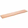 Image de vidaXL ÃtagÃ¨re murale marron clair 100x20x2cm bois chÃªne massif traitÃ©