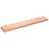 Image de vidaXL ÃtagÃ¨re murale marron clair 100x20x4cm bois chÃªne massif traitÃ©