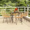 Image de vidaXL Ensemble à manger de jardin 5pcs Résine tressée3157846