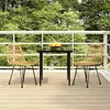 Image de vidaXL Ensemble à manger de jardin 3 pcs Résine tressée3157873