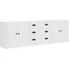 Image de vidaXL Vidaxl Buffets 3 Pcs Blanc Bois D'ingénierie