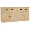 Image de vidaXL Buffets 2 pcs chÃªne sonoma bois d'ingÃ©nierie