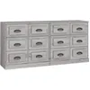 Image de vidaXL Vidaxl Buffets 2 Pcs Sonoma Gris Bois D'ingénierie