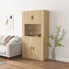 Image de vidaXL Buffet haut Chêne sonoma Bois d'ingénierie3185354