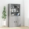 Image de vidaXL Buffet haut Sonoma gris Bois d'ingénierie3185365