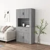 Image de vidaXL Buffet haut Sonoma gris Bois d'ingénierie3185373
