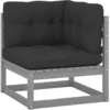 Image de vidaXL Buffet haut Gris bÃ©ton Bois d'ingÃ©nierie