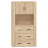 Image de vidaXL Buffet haut ChÃªne sonoma Bois d'ingÃ©nierie