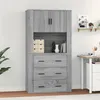 Image de vidaXL Buffet haut Sonoma gris Bois d'ingénierie