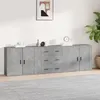 Image de vidaXL Buffets 3 pcs gris béton bois d'ingénierie3185403
