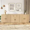 Image de vidaXL Buffets 3 pcs Chêne sonoma Bois d'ingénierie3185418