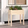 Image de vidaXL Jardinière avec doublure 71x37x76 cm bois massif de sapin364230