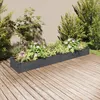Image de Vidaxl Lit SurÃ©levÃ© De Jardin Doublure 240x45x25 Cm Bois Massif Sapin