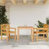 Image de vidaXL Chaises de jardin lot de 2 58x59x88 cm bois de teck solide364407