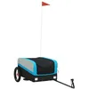 Image de Remorque Pour VÃ©lo Noir Et Bleu 30 Kg Fer