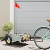 Image de Remorque De VÃ©lo Cargo Gris Tissu Oxford Et Fer