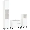 Image de vidaXL Ensemble d'armoires salle de bain 3 pcs blanc bois d'ingÃ©nierie