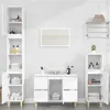Image de vidaXL Ensemble de meubles salle de bain 3 pcs blanc bois d'ingénierie3185597