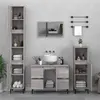Image de vidaXL Ensemble de meubles de salle de bain 3 pcs Sonoma gris3185611