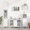 Image de vidaXL Ensemble de meubles salle de bain 3 pcs blanc bois d'ingénierie3185613