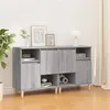 Image de vidaXL Buffets 2 pcs sonoma gris 60x35x70 cm bois d'ingénierie