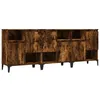 Image de vidaXL Buffets 3 pcs chÃªne fumÃ© 60x35x70 cm bois d'ingÃ©nierie