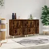 Image de vidaXL Buffets 2 pcs chêne fumé 60x35x70 cm bois d'ingénierie3185756