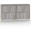 Image de vidaXL Buffets 2 pcs sonoma gris 60x35x70 cm bois d'ingÃ©nierie