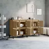 Image de vidaXL Buffets 2 pcs chêne sonoma 60x35x70 cm bois d'ingénierie
