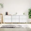 Image de vidaXL Buffets 3 pcs blanc 60x35x70 cm bois d'ingénierie3185767