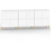 Image de vidaXL Buffets 3 pcs blanc 60x35x70 cm bois d'ingÃ©nierie