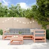 Image de Vidaxl Salon De Jardin 6 Pcs Avec Coussins Bois Massif Douglas