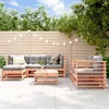 Image de vidaXL Vidaxl Salon De Jardin 7 Pcs Bois Massif Douglas