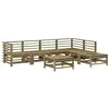 Image de vidaXL Salon de jardin 7 pcs bois de pin imprégné3186444