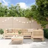 Image de vidaXL Salon de jardin 6 pcs Bois de pin massif3186473