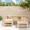 Image de vidaXL Salon de jardin 5 pcs bois massif de pin