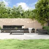 Image de Vidaxl Salon De Jardin 5 Pcs Gris Bois Massif De Pin