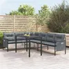Image de vidaXL Ensemble à manger de jardin 2 pcs anthracite acier3187260