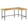 Image de vidaXL Bureau 165x110x77 cm bois massif de manguier et fer353333